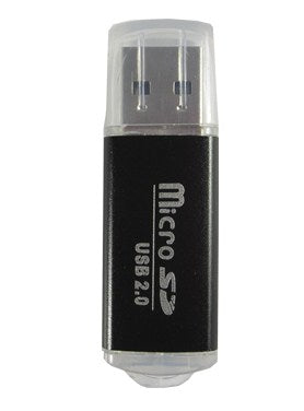 Lector MicroSD BROBOTIX 345673N - Negro, USB 2.0 Lector MicroSD BROBOTIX 345673N - Negro, USB 2.0